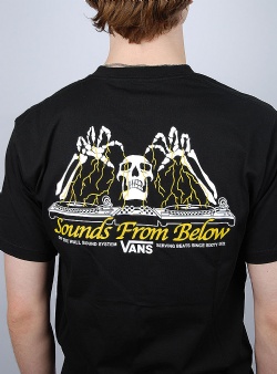 Vans Sounds from below tee Black