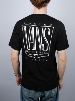 Vans Original tall type tee Black