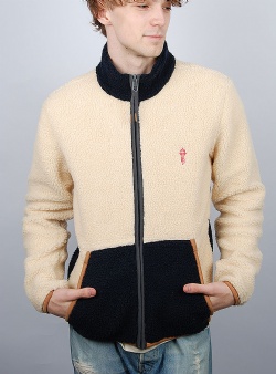 Revolution Blocked fleece Dustblue