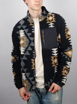 Revolution Printed fleece Dustblue