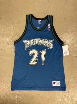 Sportif Vintage Champion NBA Timberwolves jersey L (48), Blue
