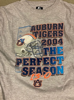 Sportif Vintage Auburn Tigers ls tee XL, Grey