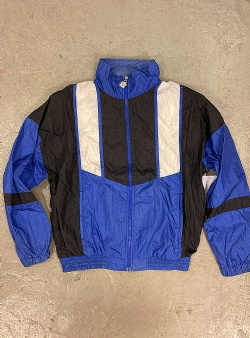 Sportif Vintage Wilson track jacket XL, blue black white