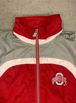 Sportif Vintage Ohio state track jacket L, Grey red