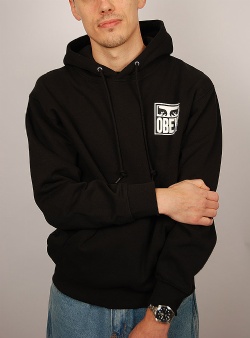 Obey Eyes icon hood Black