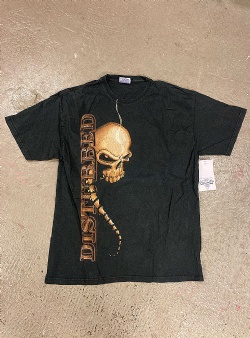 Sportif Vintage Disturbed 2009 tee L, Black