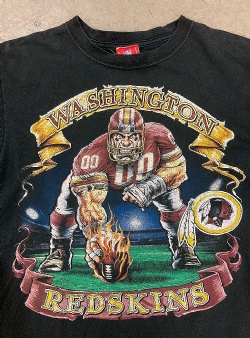 Sportif Vintage Redskins tee M, Black
