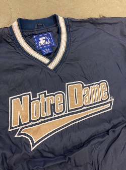Sportif Vintage Notre Dame Starter jacket L, Blue