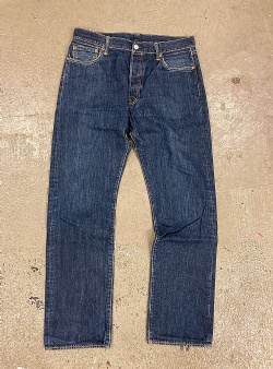 Sportif Vintage Levis 501 jeans 28 W36 L34, Blue