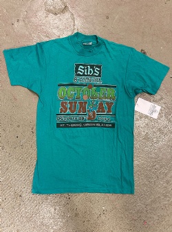Sportif Vintage Sibs 8th Annual October Sunday tee M, Green