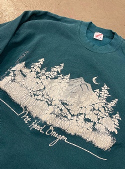 Sportif Vintage Mt Hood Oregon crew L, Green