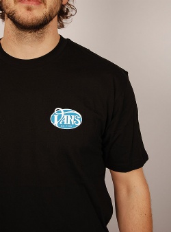 Vans Vans oval script tee Black