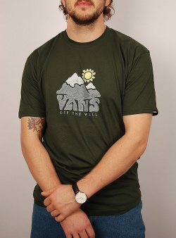 Vans Mountain view tee Deep forest