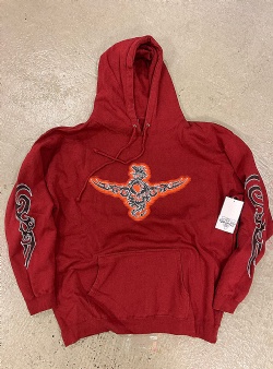 Sportif Vintage Tribal hood XL, Red