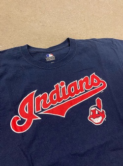 Sportif Vintage Cleveland Indians tee L, Navy