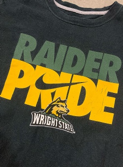 Sportif Vintage Wright State Raider Pride Nike tee L, Black