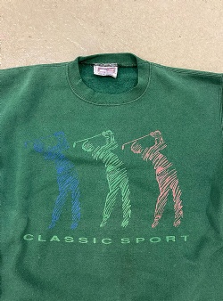 Sportif Vintage Golf crew M, Green
