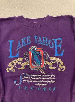 Sportif Vintage Lake Tahoe sk classic crew L, Purple