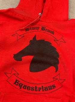 Sportif Vintage Stony Brook Equestrians hood M, Red