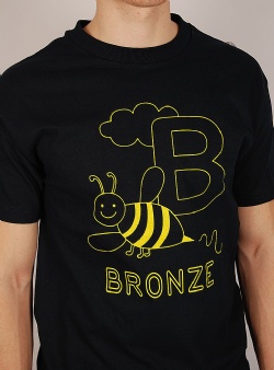 Bronze 56K B is for Bronze tee Navy