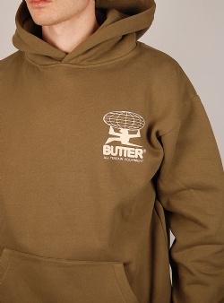 Butter Goods All terrain pullover hood Army