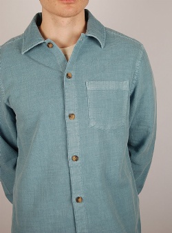 Revolution Structured casual overshirt Blue