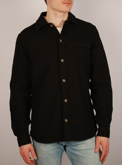 Revolution Structured casual overshirt Black