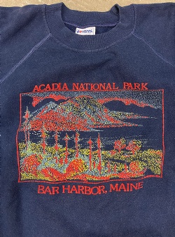 Sportif Vintage Acadia National Park crew L, Navy