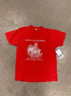 Sportif Vintage Louisiana State Fire Museum tee L, Red