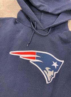 Sportif Vintage New England Patriots logo hood L, Navy