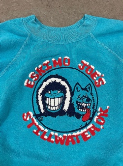 Sportif Vintage Eskimo Joes stillwater crew XL, Turquoise