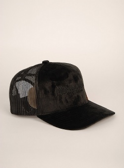 Mitchell and Ness Velvet pinscript trucker