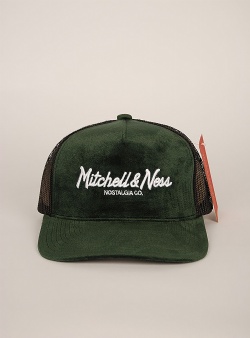 Mitchell and Ness Velvet pinscript trucker