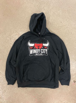 Sportif Vintage Windy City Chicago Bulls hood