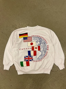 Sportif Vintage International tour Canada crew XL?, White