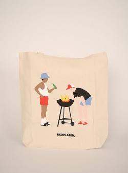 Dedicated Bbq tote bag Off white