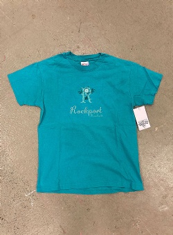 Sportif Vintage Rockport Massachusetts tee M, Turquoise