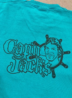 Sportif Vintage Capn Jacks Hopetown Abaco Bahamas tee XL, Turquoise