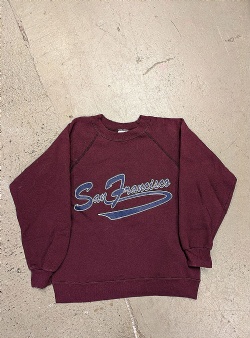 Sportif Vintage San Fransisco crew S, Burgundy