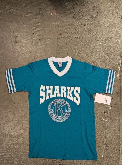 Sportif Vintage Sharks tee M, Turqoise