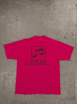 Sportif Vintage Philippine choral society tee L, Pink