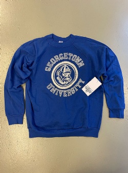 Sportif Vintage Georgetown University crew L, Blue