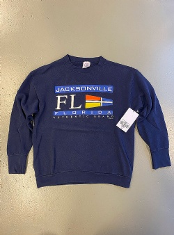 Sportif Vintage Jacksonville crew M, Navy