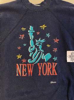 Sportif Vintage New York crew L, Navy