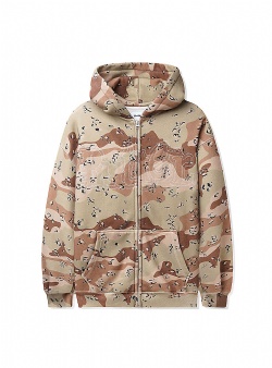 Butter Goods Breakdown zip thru hood Desert camo