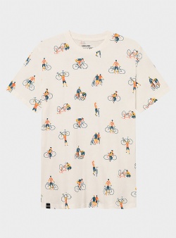 Dedicated Bike people tee Off white