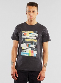 Dedicated Video retro tee Charcoal