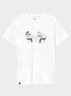 Dedicated Phoney date tee White