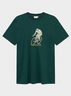 Dedicated Retro bike tee Dark green