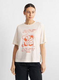 Dedicated Slow down Vadstena tee Off white